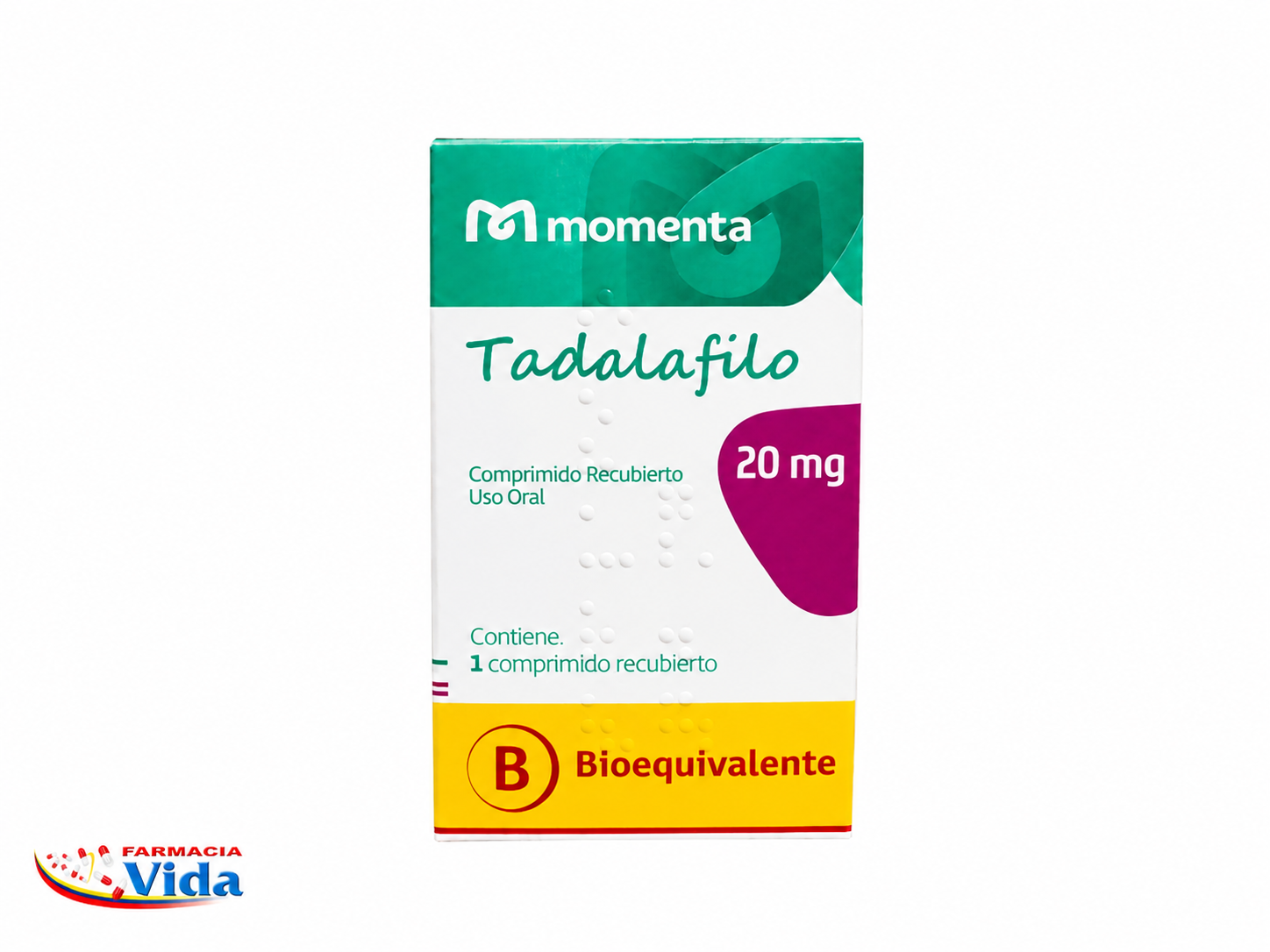 TADALAFILO 20MG 1COMPRIMIDO