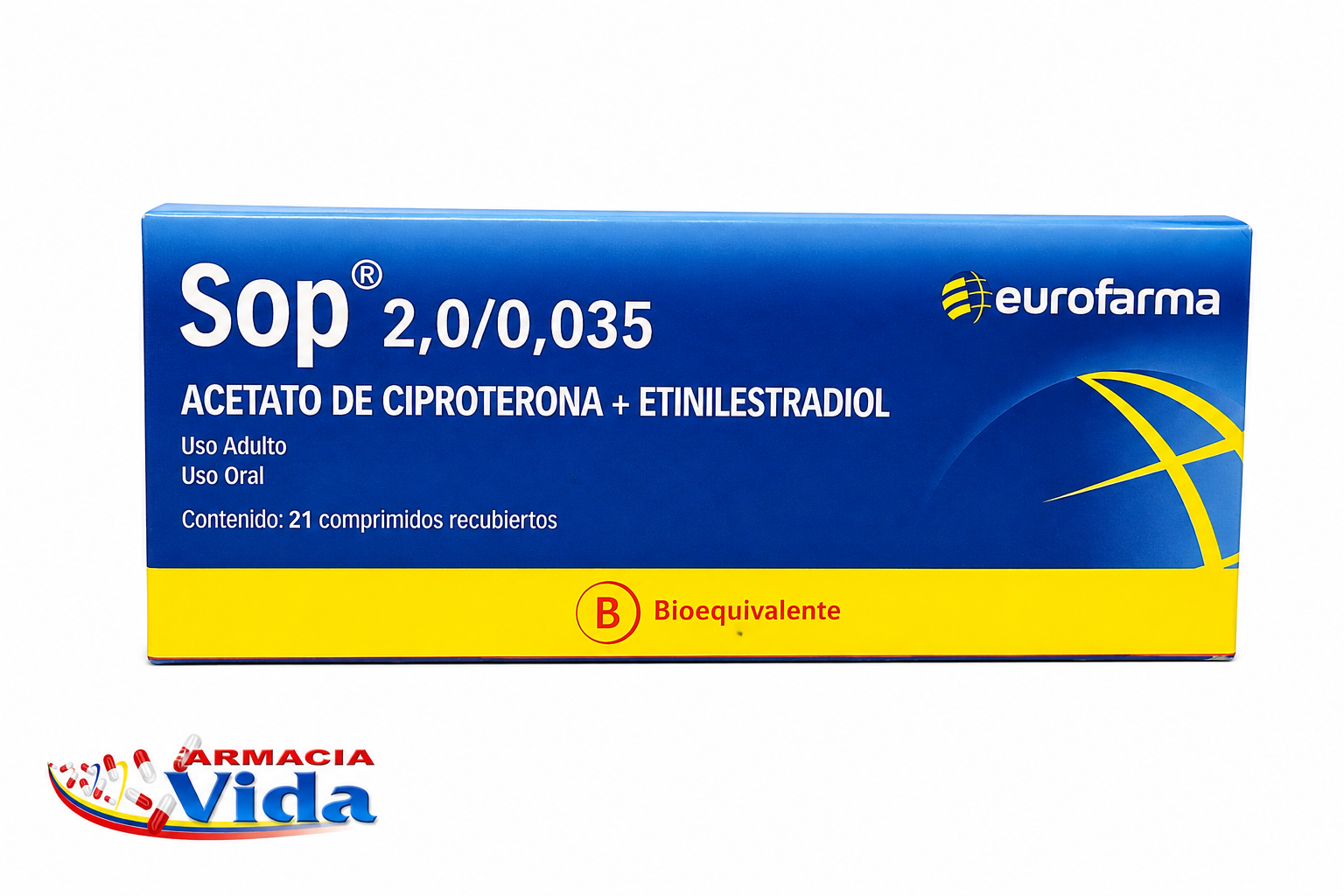 SOP 2,0/0,035 X 21 COMP. ACETATO METINILESTRADIOL