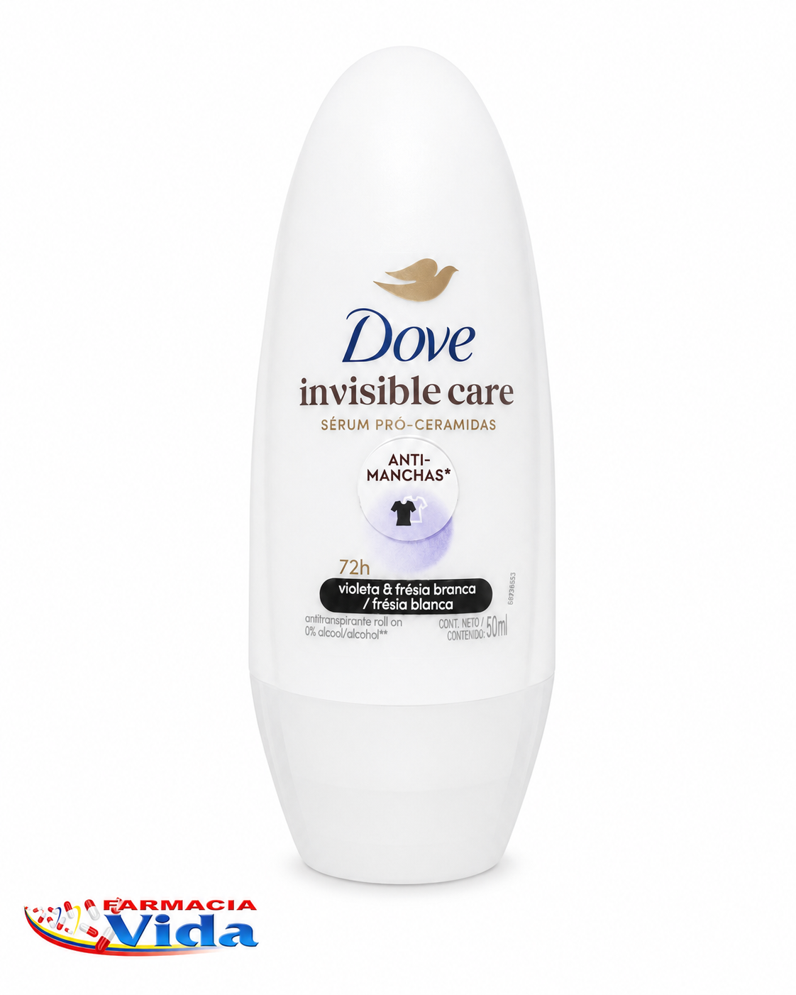 DESOD DOVE ROLL-ON INV/ DRY 50ML