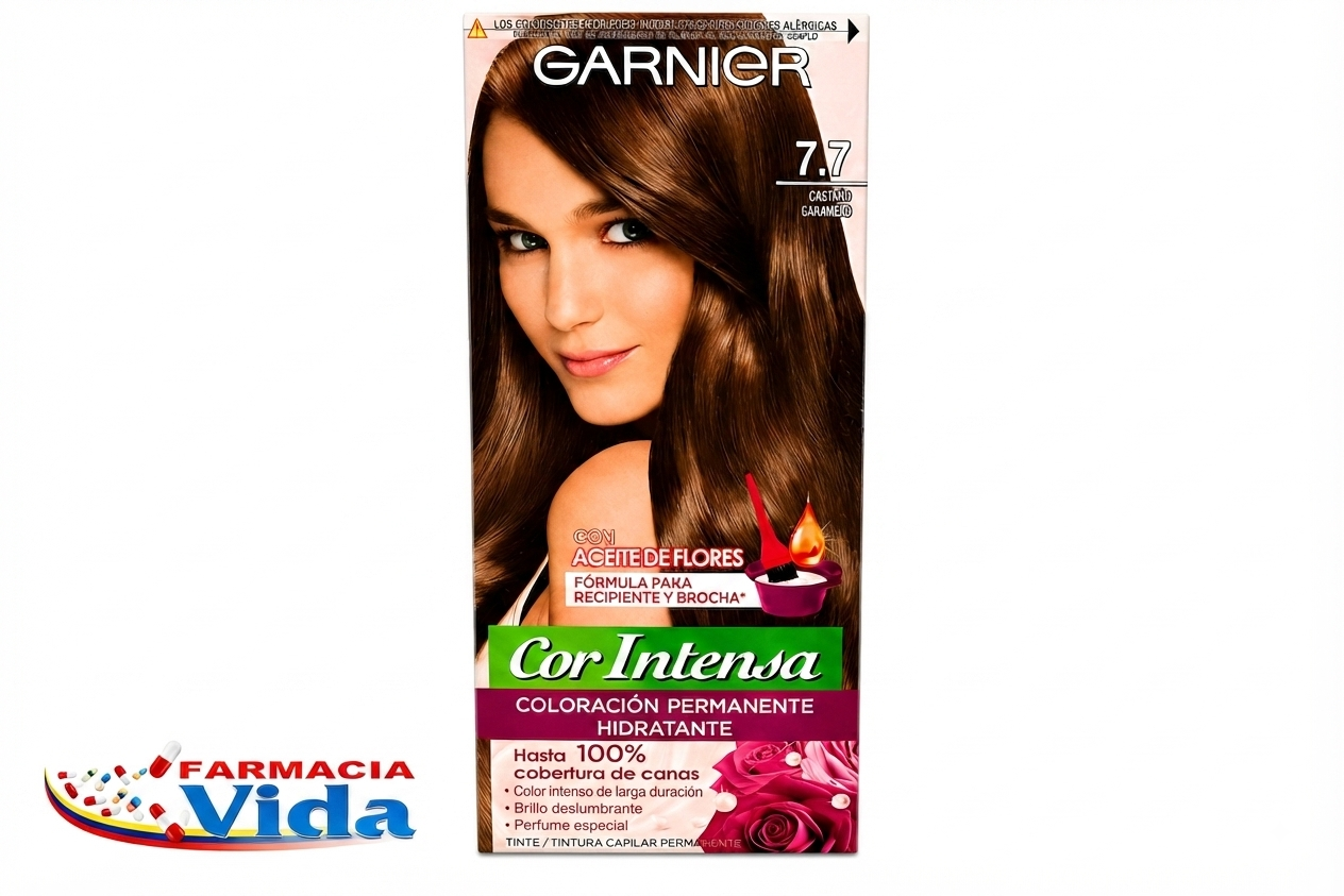 GARNIER COR INTERNA 7.7 CASTAÑO CARAMELO 
