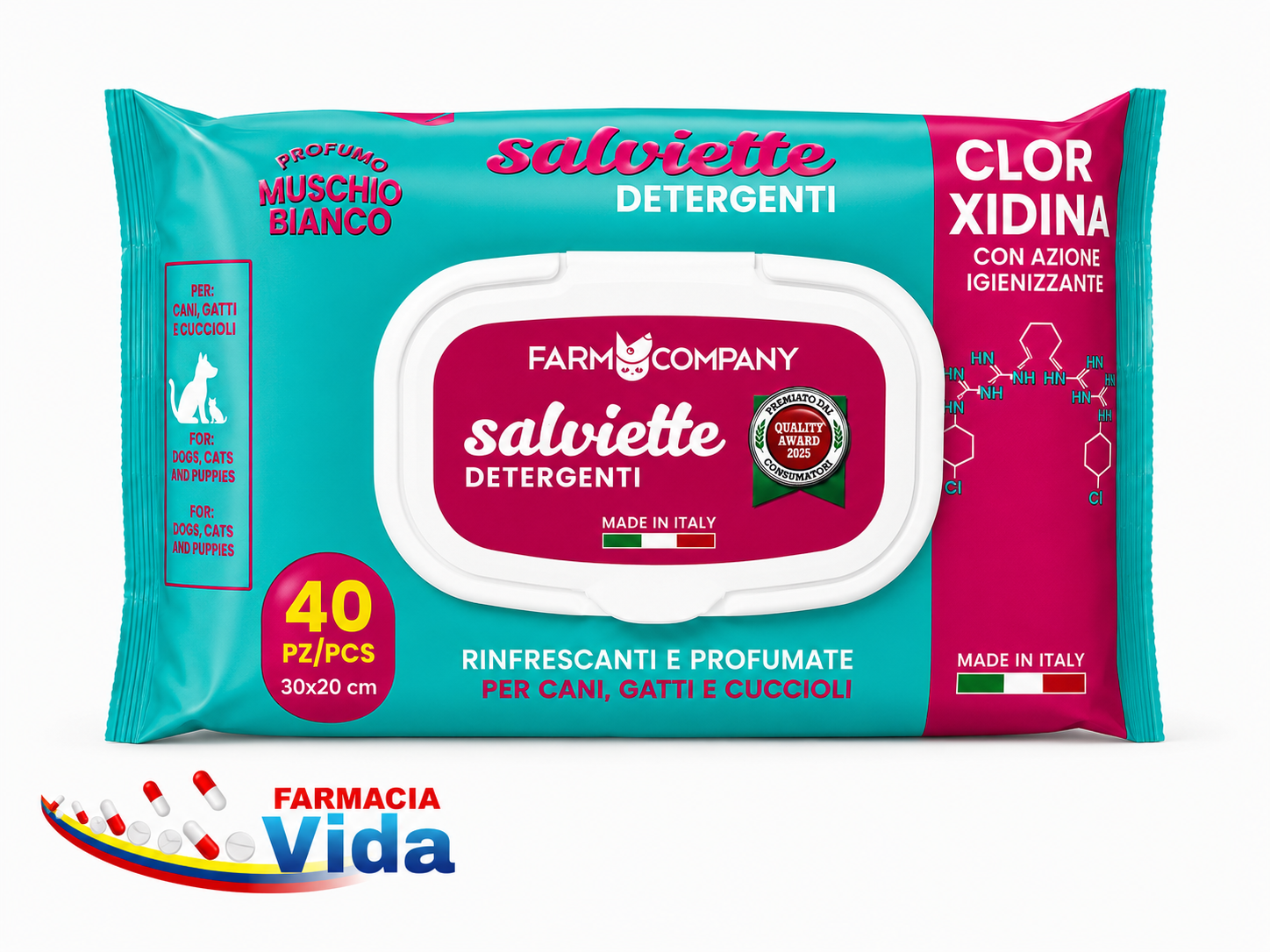 SALVIETTE DETERGENTI TOA HUM X 40 