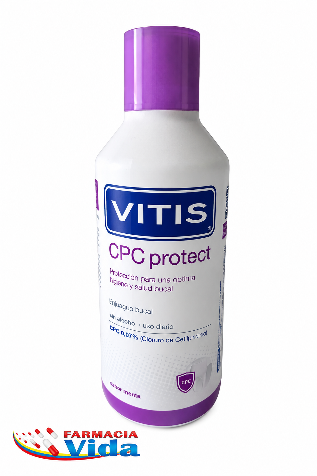 VITIS CPC PROTECT ENJUAGUE BUCAL SABOR MENTA
