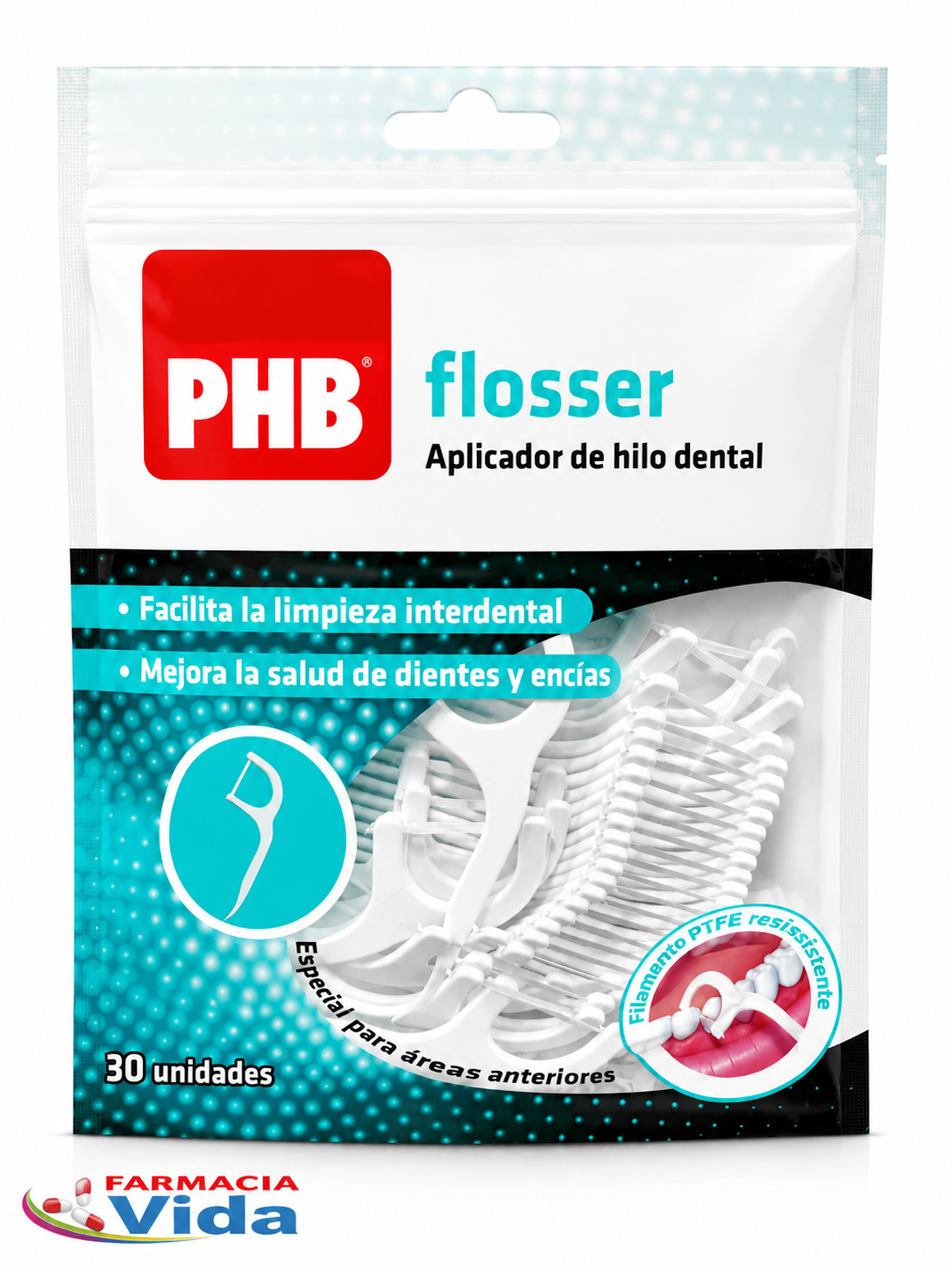 PHB APLICADOR DE HILO DENTAL 30 UNID