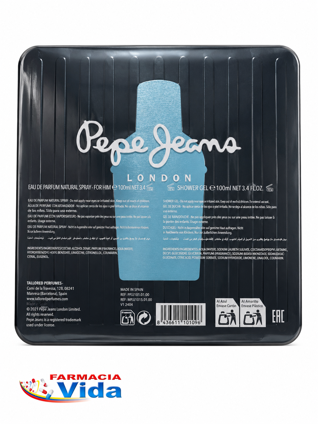 EST PEPE JEANS MEN ADDICTIVE 100ML+SHOWER H-001