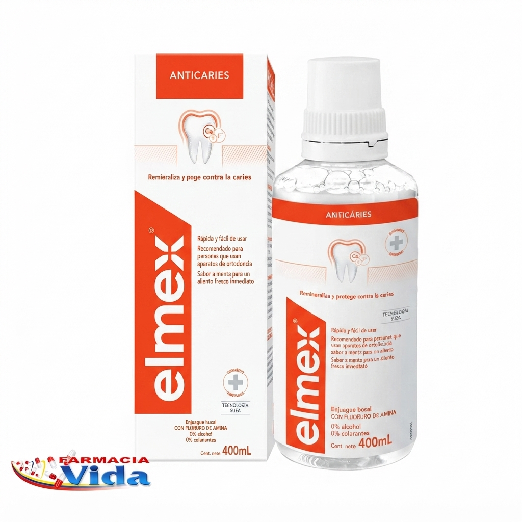 ELMEX ANTICARIE ENJUAGUE BUCAL 400ML