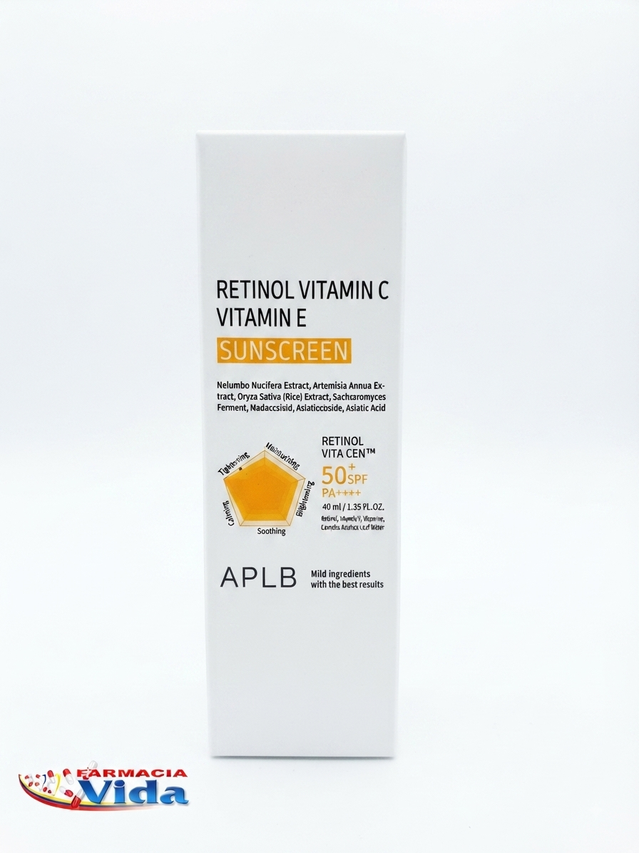 RETINOL VITAMIN C VITAMIN E SUNSCREEN 50SPF COREAN