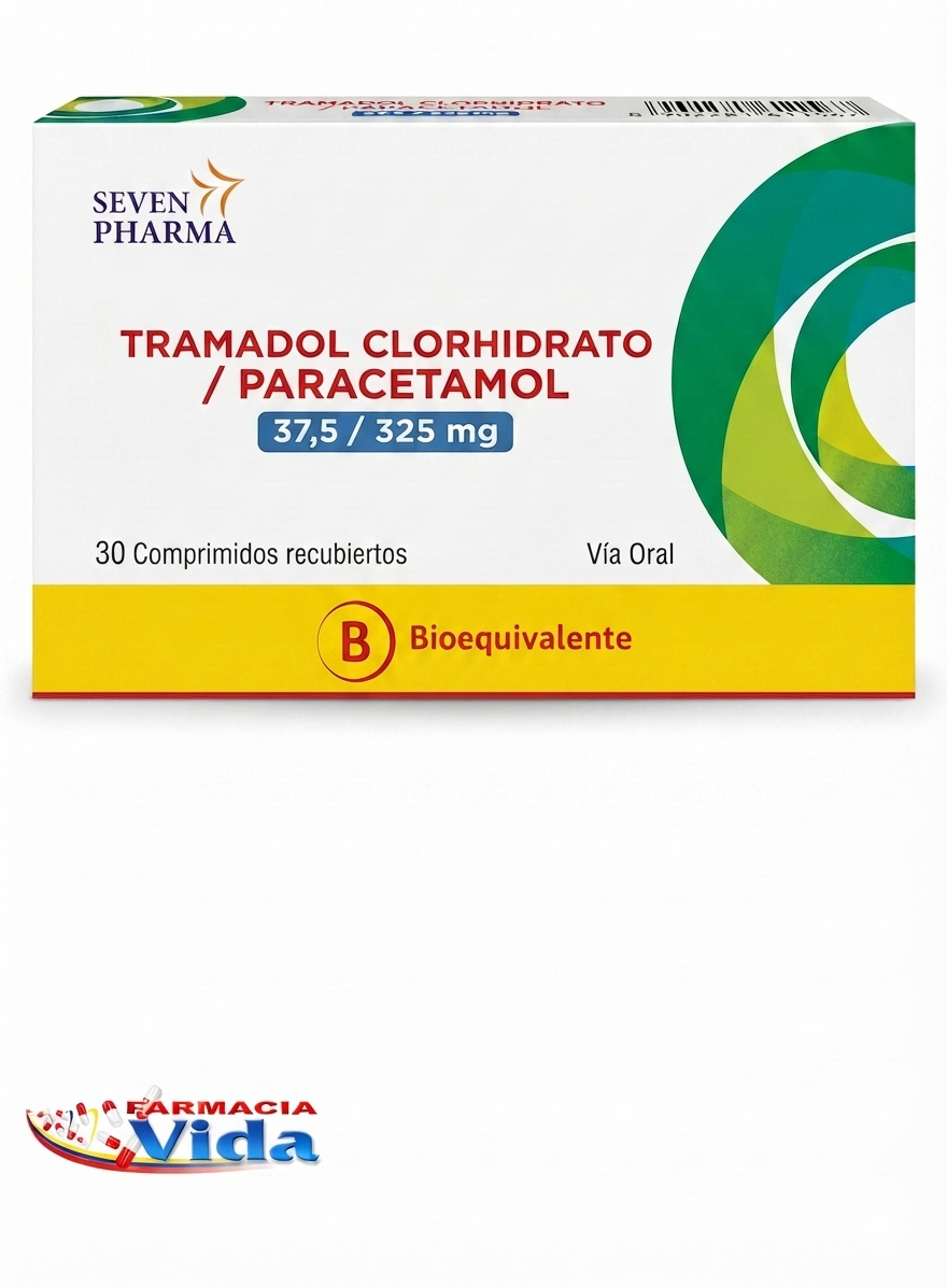 TRAMADOL/PARACETAMOL 37,5/325 MG X 30 COMP