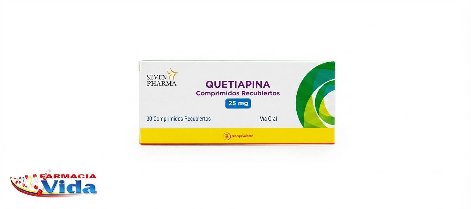 QUETIAPINA   25 MG X 30 COMP 