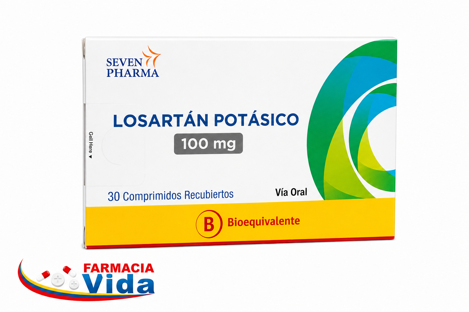 LOSARTAN POTASICO 100MG 30 COMP