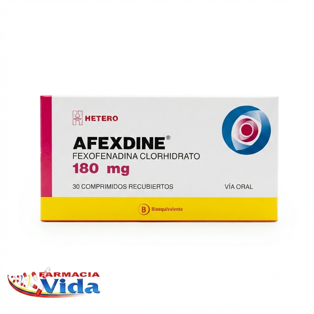 AFEXDINE 180 MG X 30 COM REC FEXOFENADINA