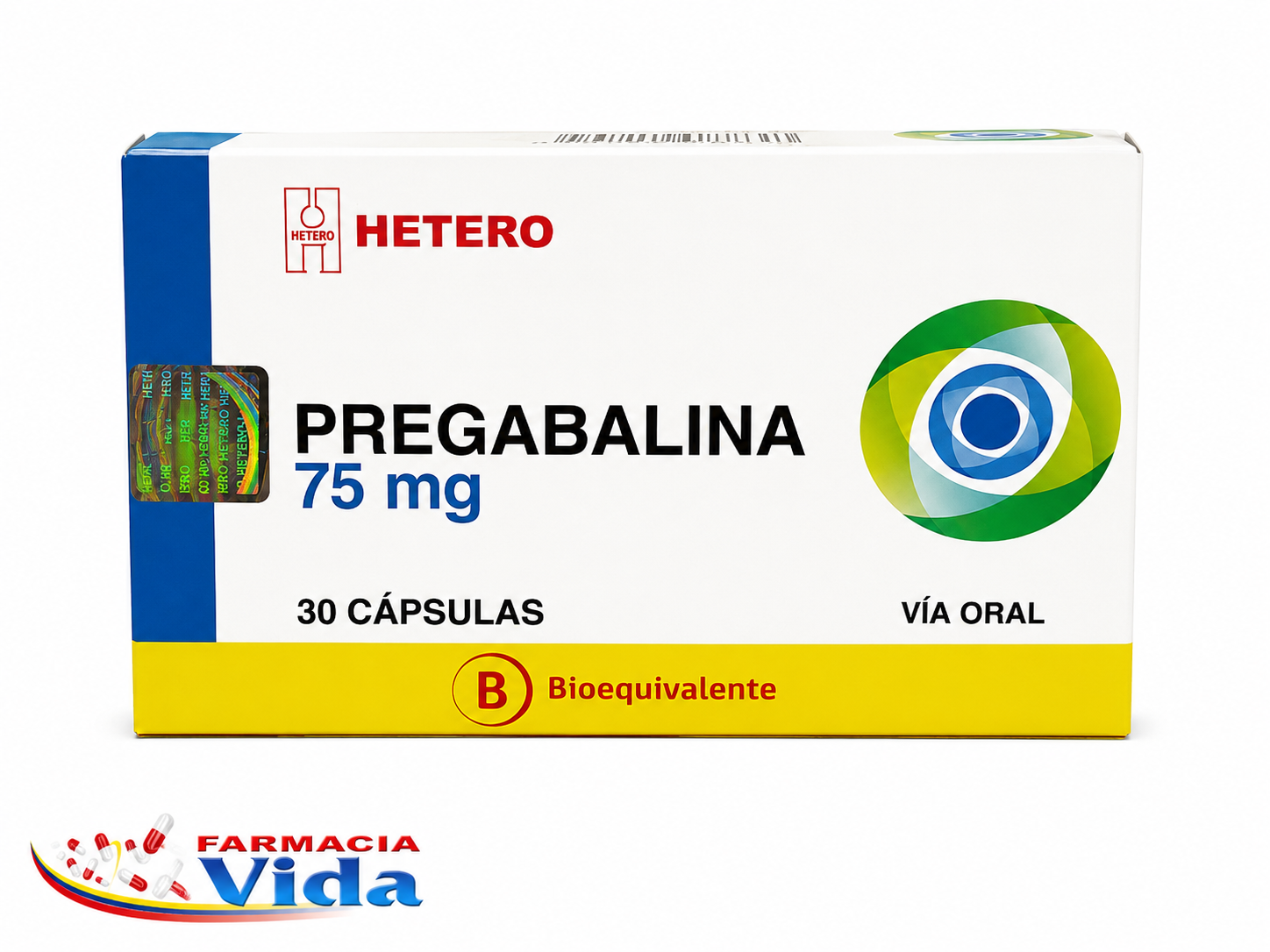 PREGABALINA 75 MG X30 CAPS