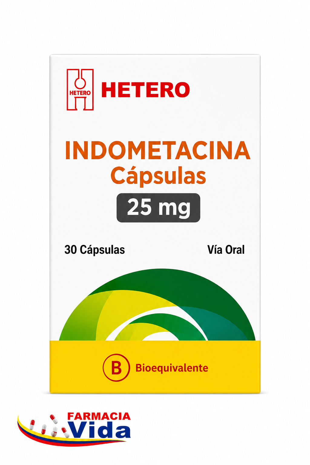 INDOMETACINA 25MG 30CAPS