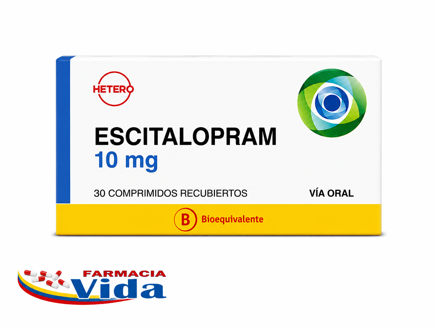 ESCITALOPRAN 10 MG X 30 COM REC 