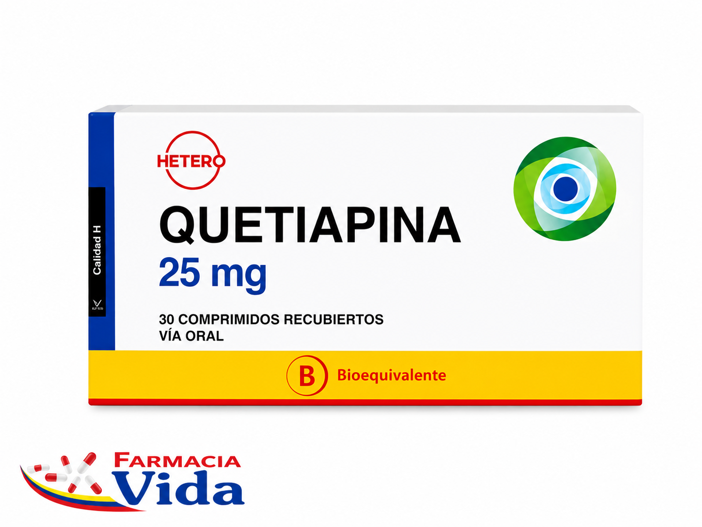 QUETIAPINA 25MG X 30 COM REC 