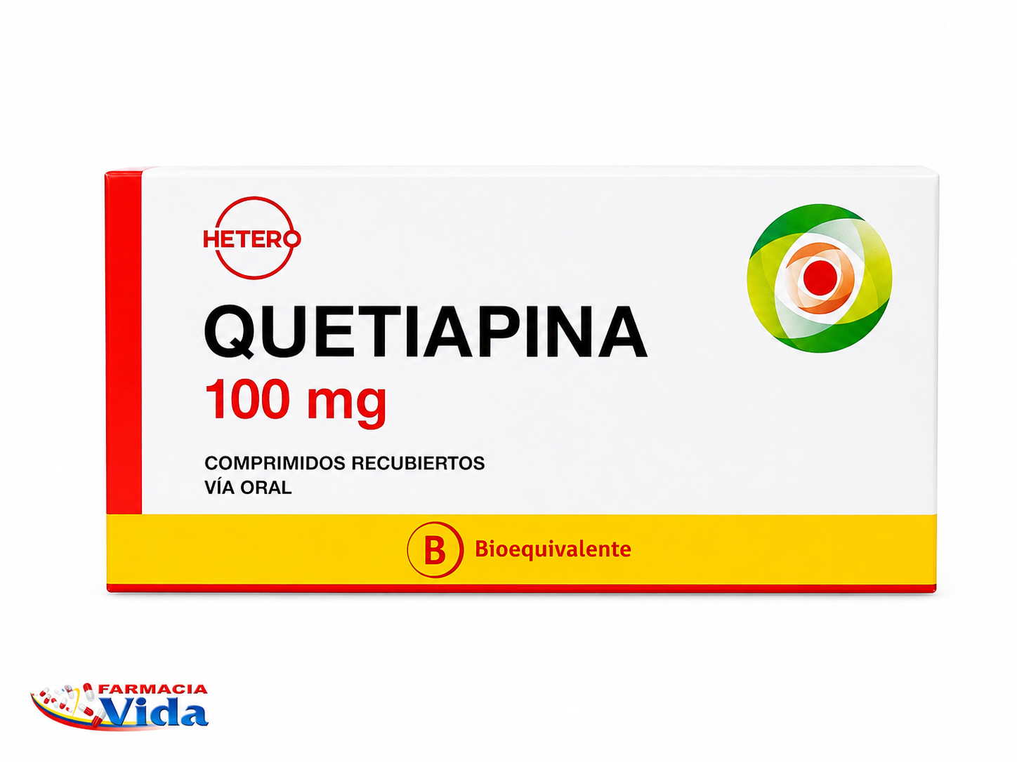 QUETIAPINA 100 MG X 30 COM REC