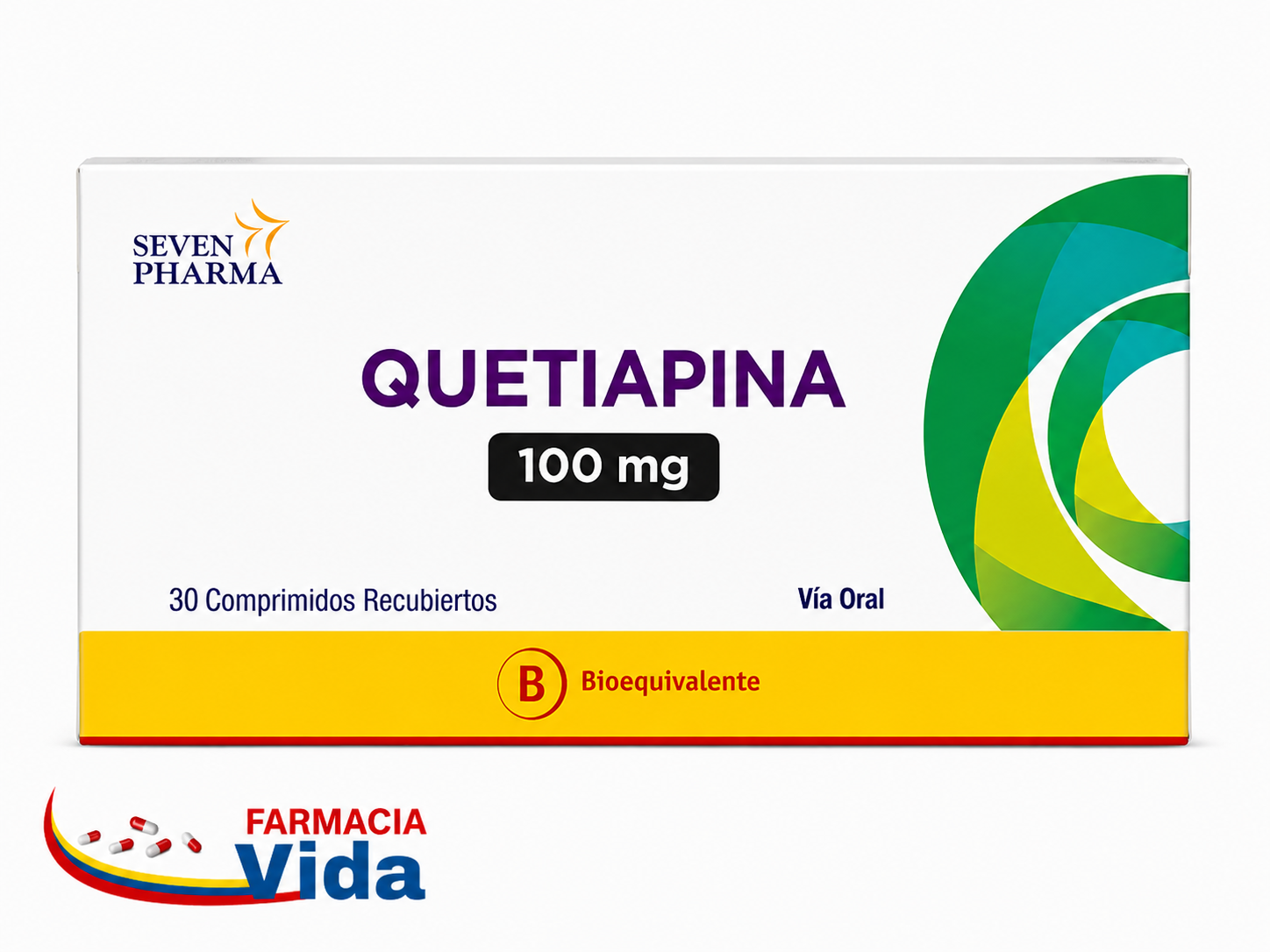 QUETIAPINA 100 MG X 30 COMP