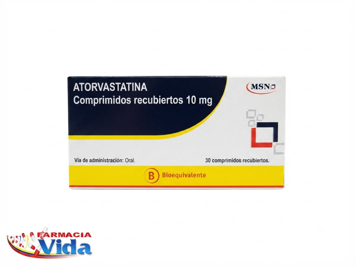 ATORVASTATINA 10MG 30 COMP REC 