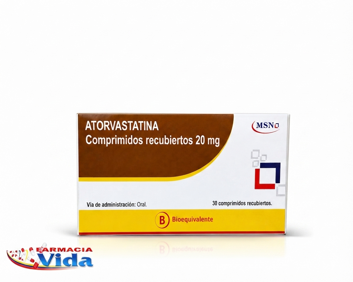 ATORVASTATINA 20MG 30COMP