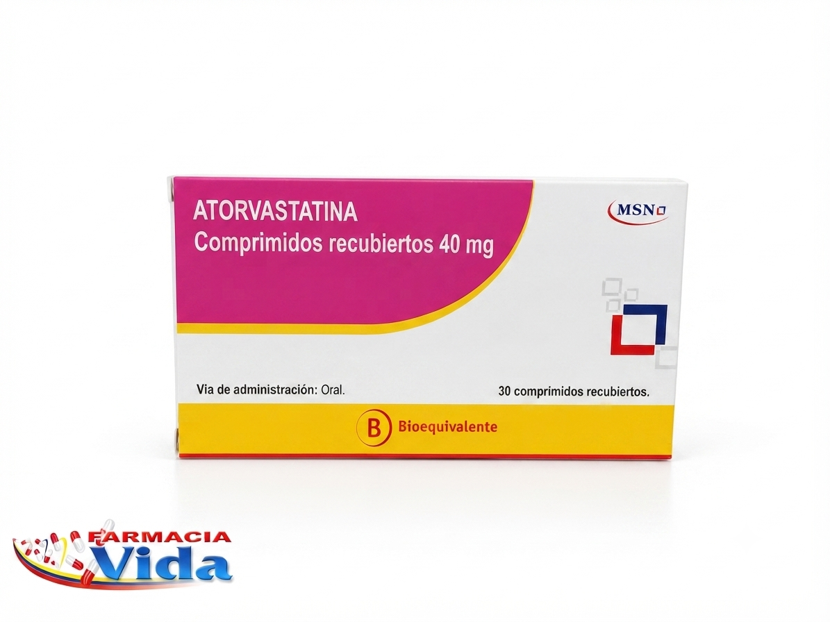 ATORVASTATINA 40MG X 30 COM REC