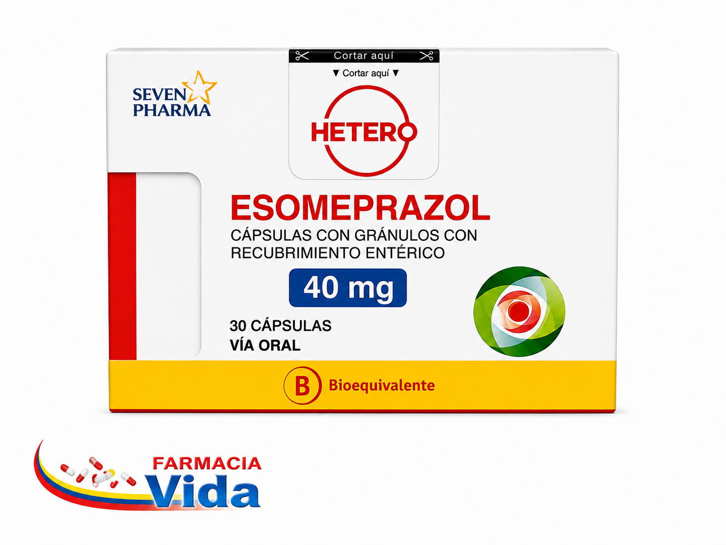 ESOMEPRAZOL 40MG X 30 CAPSULAS HETERO