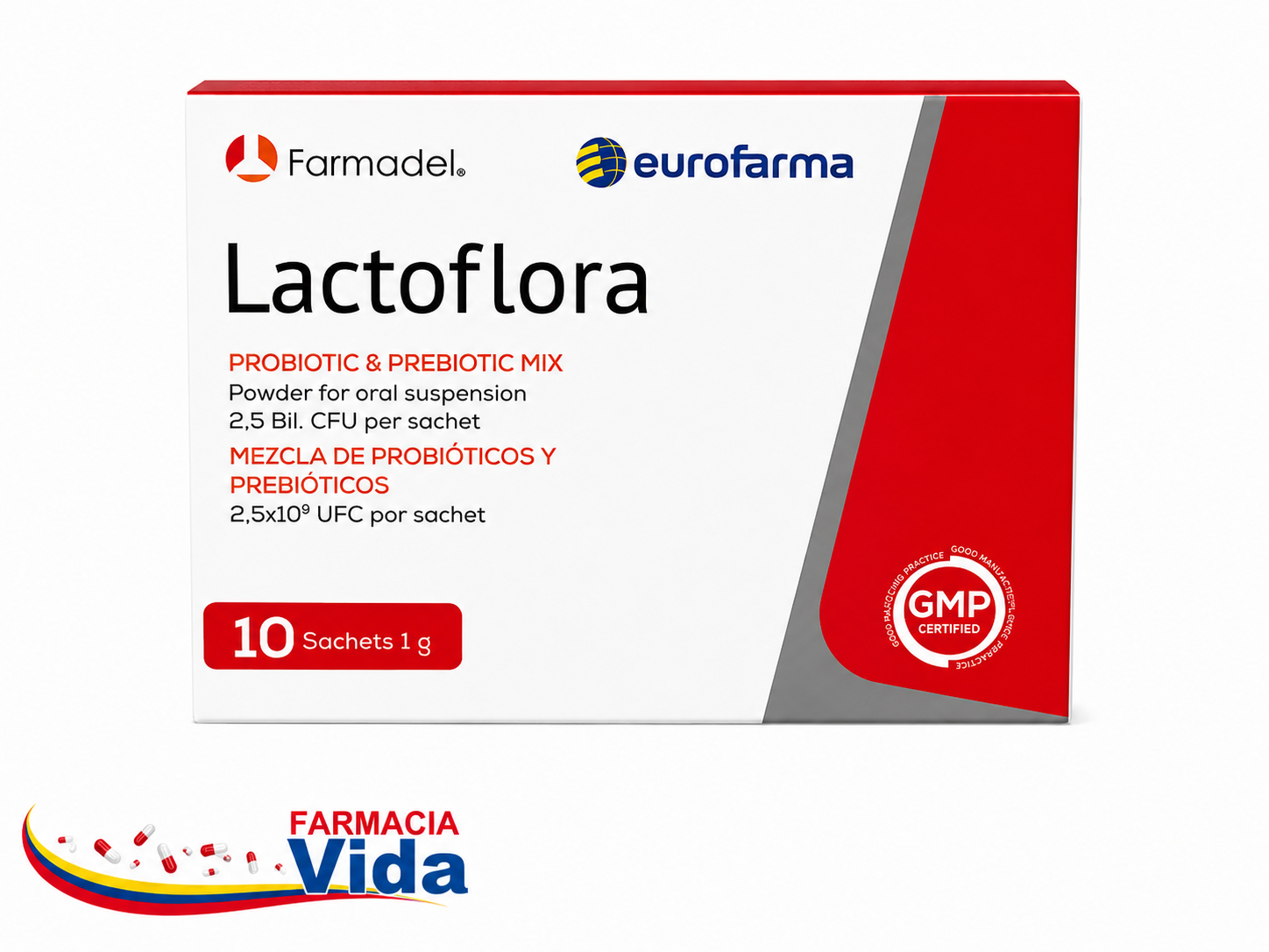 LACT0FLORA 10 SACHETS 1G 